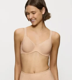 Fuller Cups|Underwired Bras>Triumph MODERN SOFT+COTTON NeutralBeige