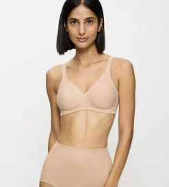 Fuller Cups|Non-wired Bras>Triumph MODERN SOFT+COTTON NeutralBeige