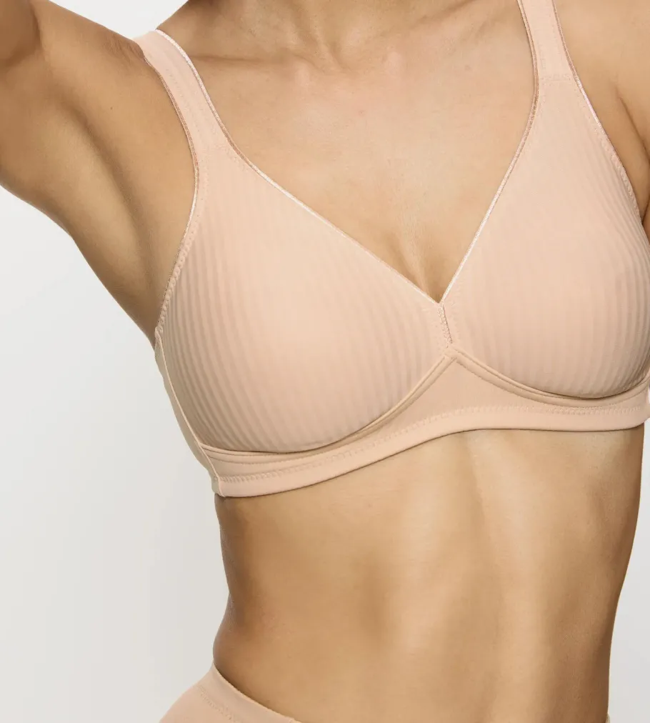 Fuller Cups|Non-wired Bras>Triumph MODERN SOFT+COTTON NeutralBeige