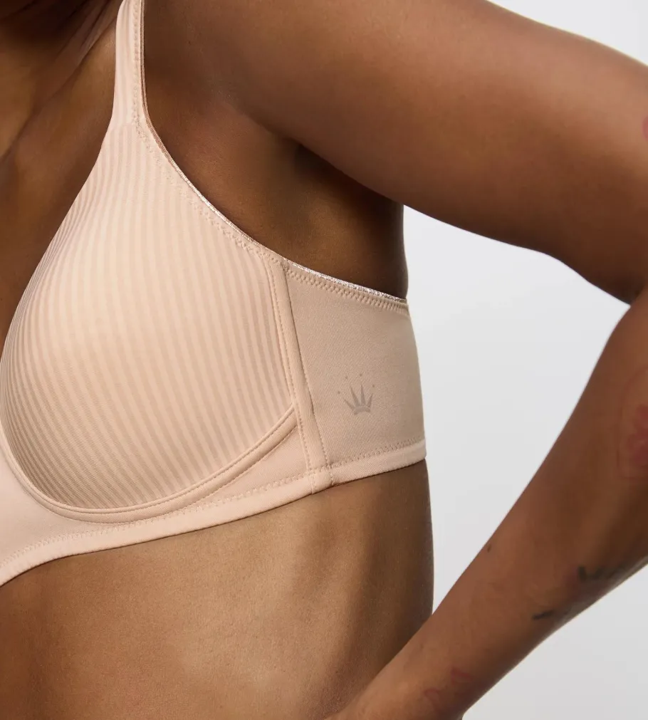 Non-wired Bras|Padded Bras>Triumph MODERN SOFT+COTTON NeutralBeige