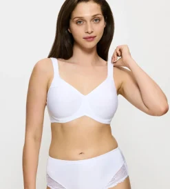 Minimizer Bras|Fuller Cups>Triumph MODERN SOFT+COTTON White