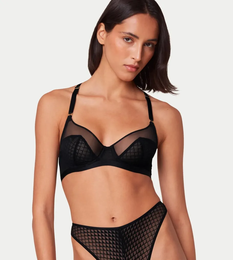 Underwired Bras|Unpadded Bras>Triumph MYSTERIOUS SPOTLIGHT Black