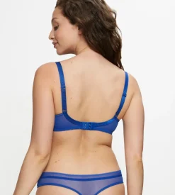 Fuller Cups|Underwired Bras>Triumph O - BEAUTY LILY T Interstellarblue