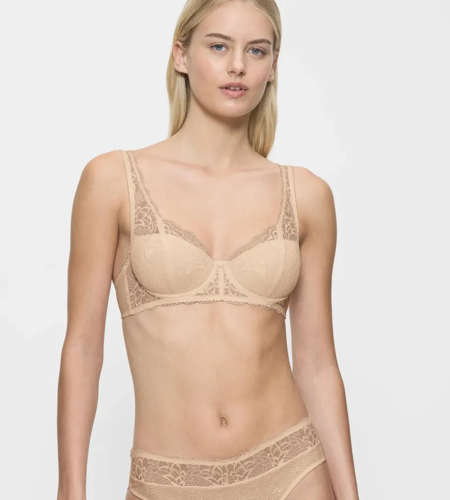 Fuller Cups|Underwired Bras>Triumph O - LIGHT PAONETTE T NudeBeige