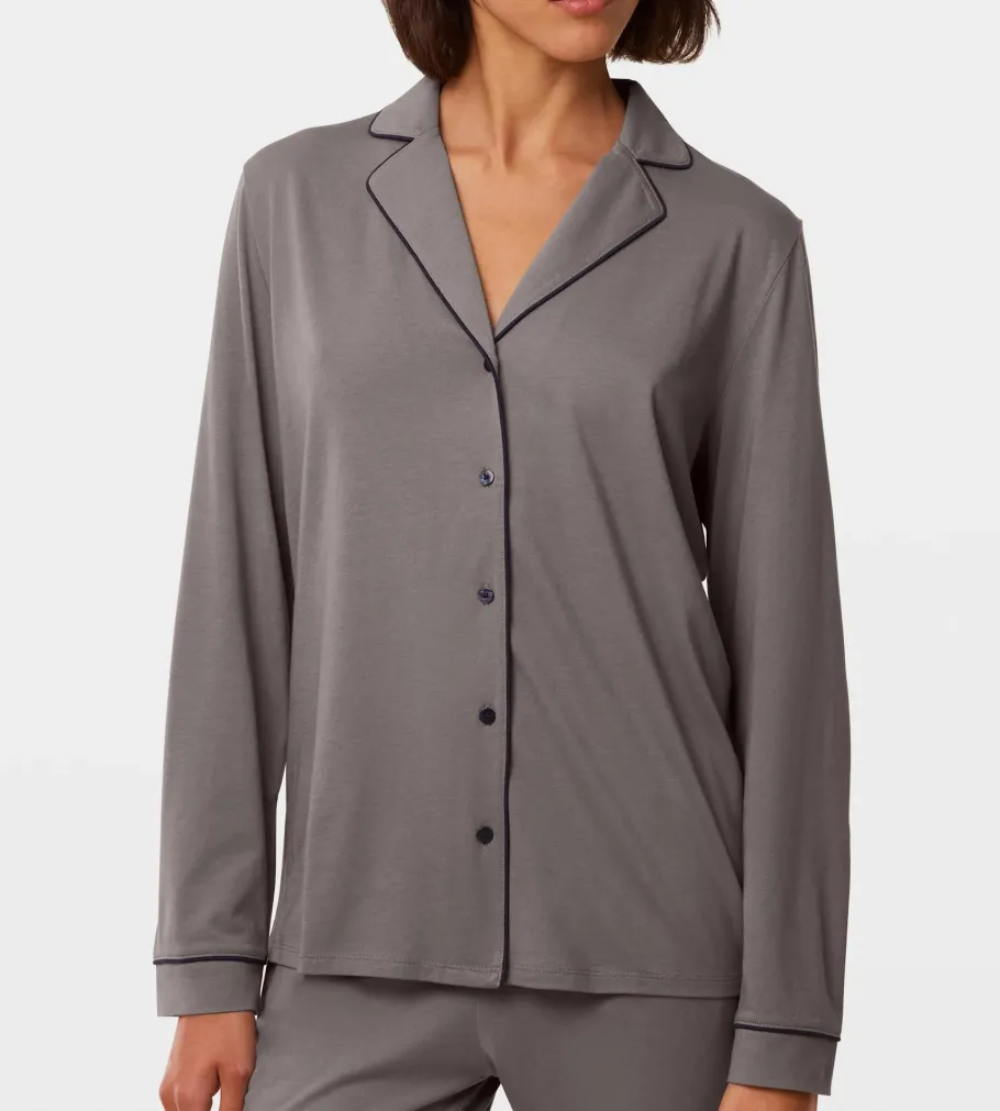 Camisoles, Vests, Tops>Triumph O-BOYFRIEND StoneGrey