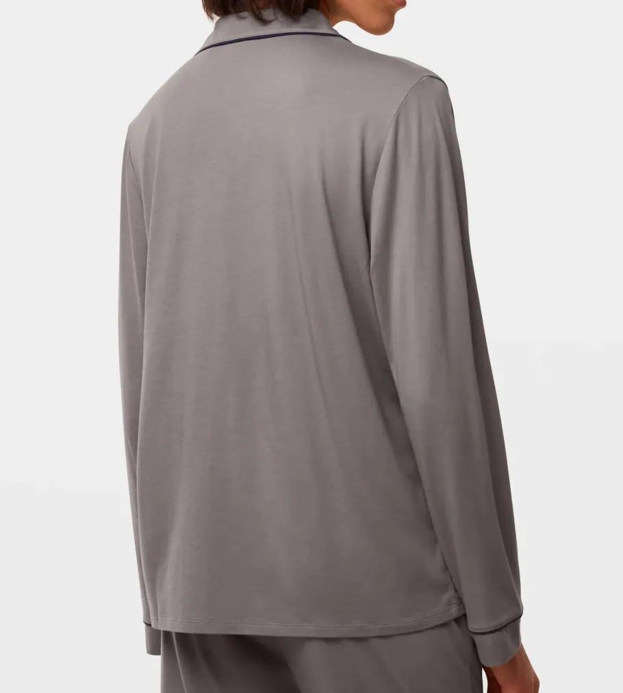 Camisoles, Vests, Tops>Triumph O-BOYFRIEND StoneGrey