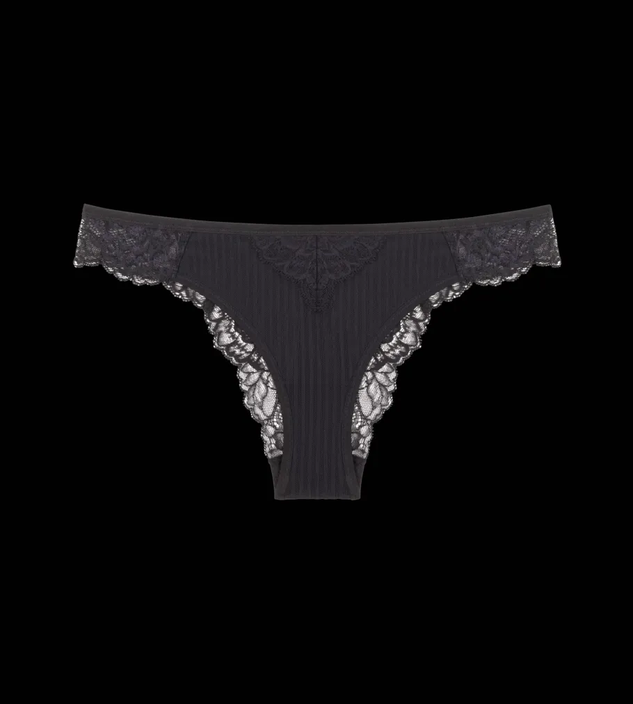 String, Brazilian|Seamless>Triumph PEONY FLORALE Black