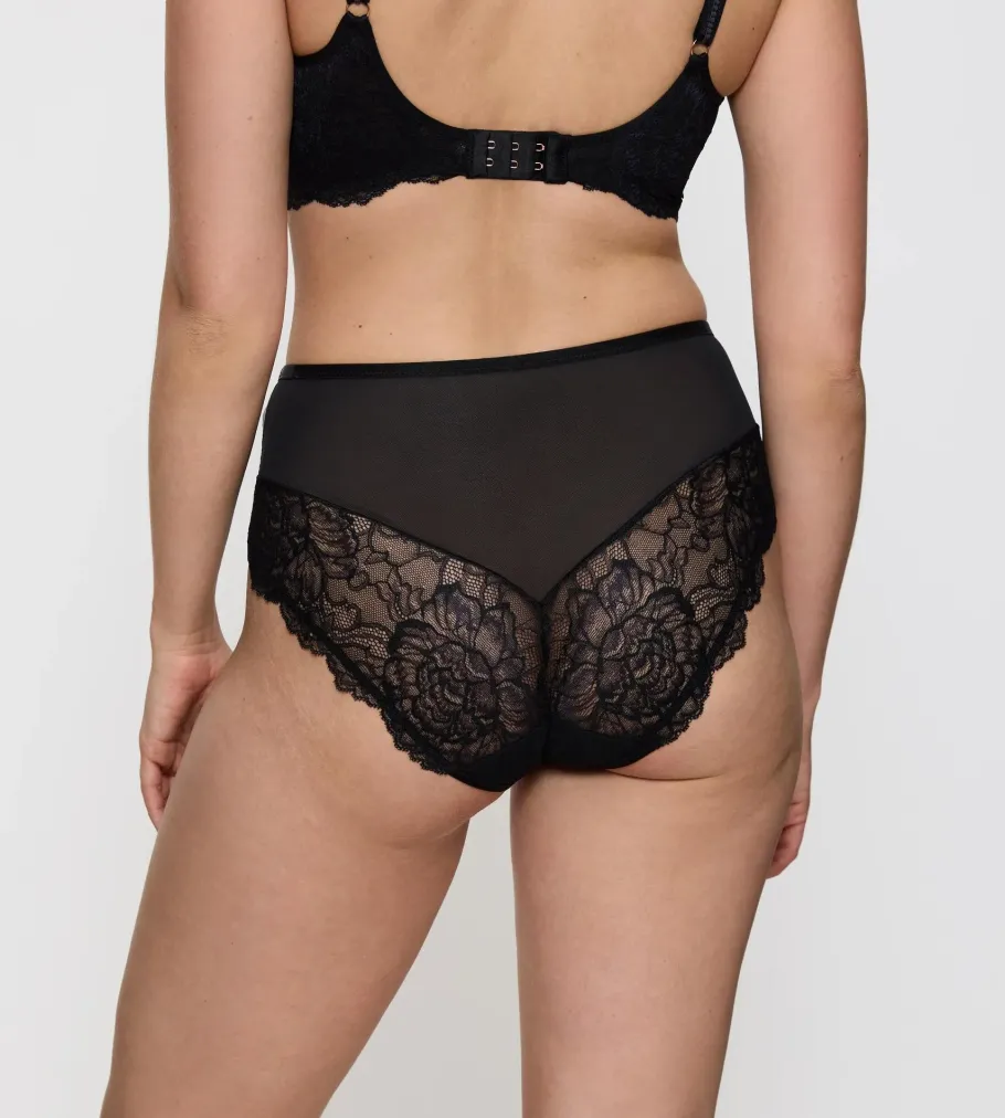 High Waisted|Panty Girdles>Triumph PEONY FLORALE Black
