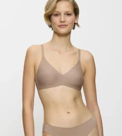 Fuller Cups|Non-wired Bras>Triumph PURE MICRO CafeLatte