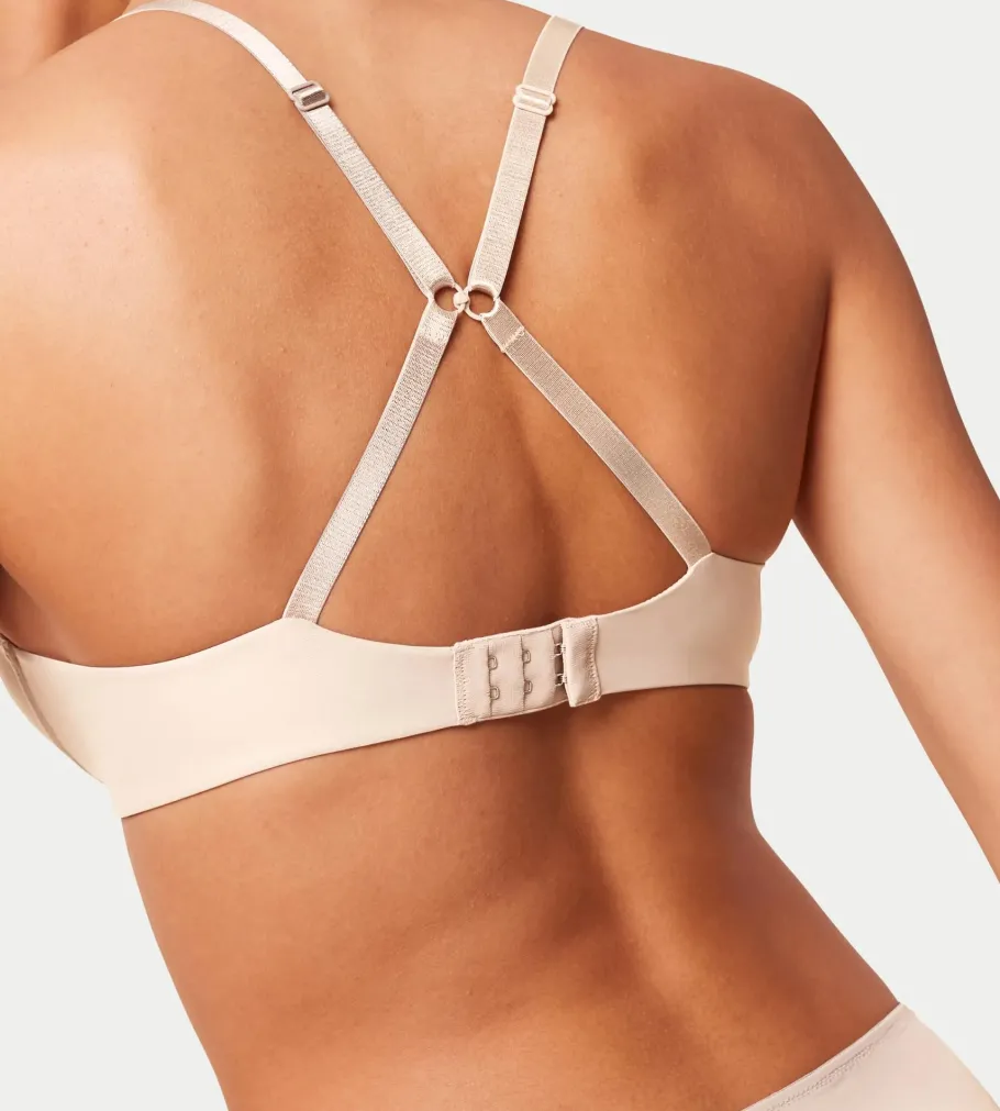 Fuller Cups|Underwired Bras>Triumph PURE MICRO CameoBeige