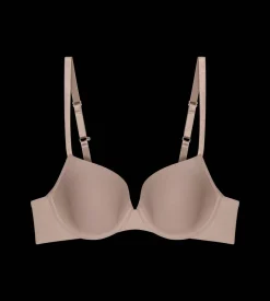 Fuller Cups|Underwired Bras>Triumph PURE MICRO CafeLatte