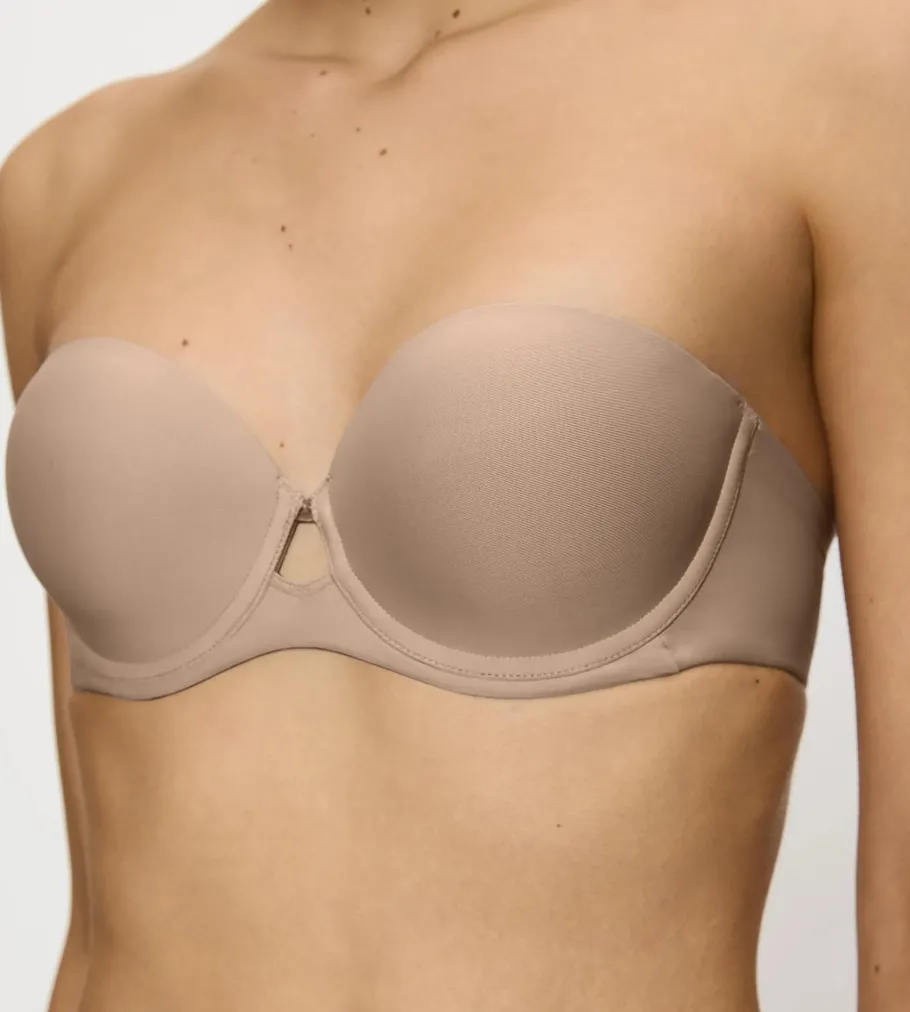 Fuller Cups|Underwired Bras>Triumph PURE MICRO CafeLatte