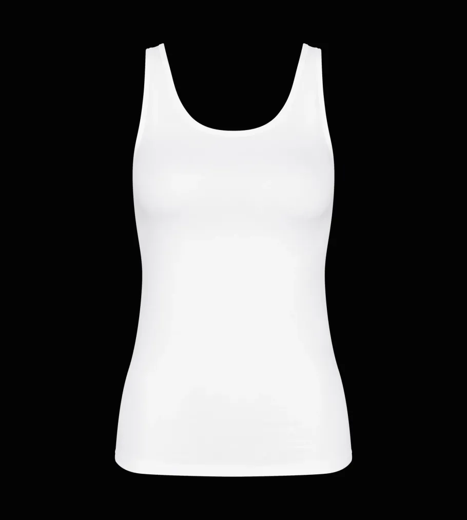 Camisoles, Vests, Tops>Triumph SENSE OF COTTON White
