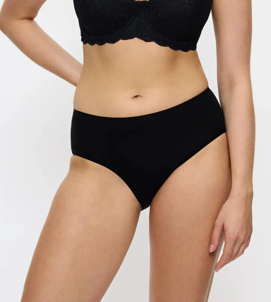 High Waisted>Triumph SENSE OF COTTON Black