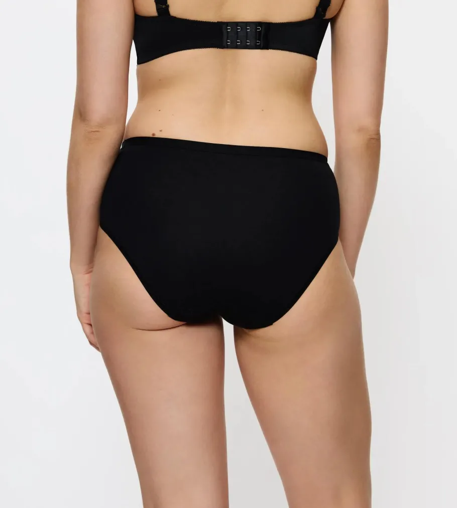 High Waisted>Triumph SENSE OF COTTON Black