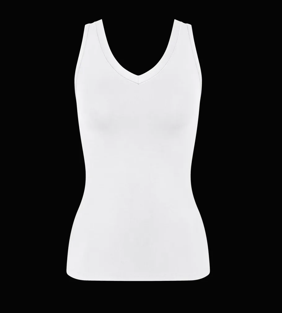 Camisoles, Vests, Tops>Triumph SENSE OF MODAL White