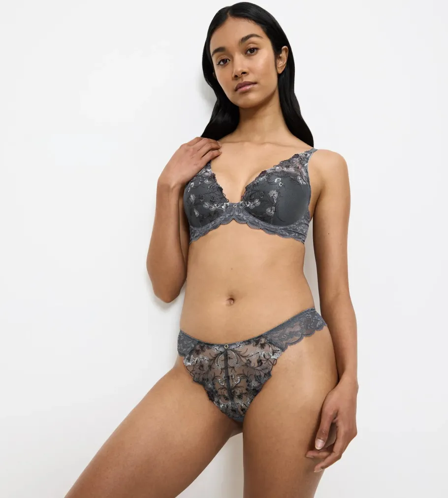 Fuller Cups|Underwired Bras>Triumph SENSUAL SPOTLIGHT PebbleGrey