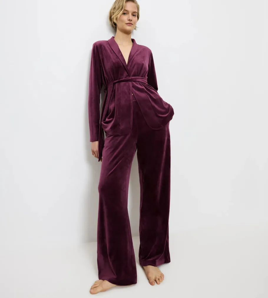 Trousers>Triumph SENSUAL VELOUR Burgundy
