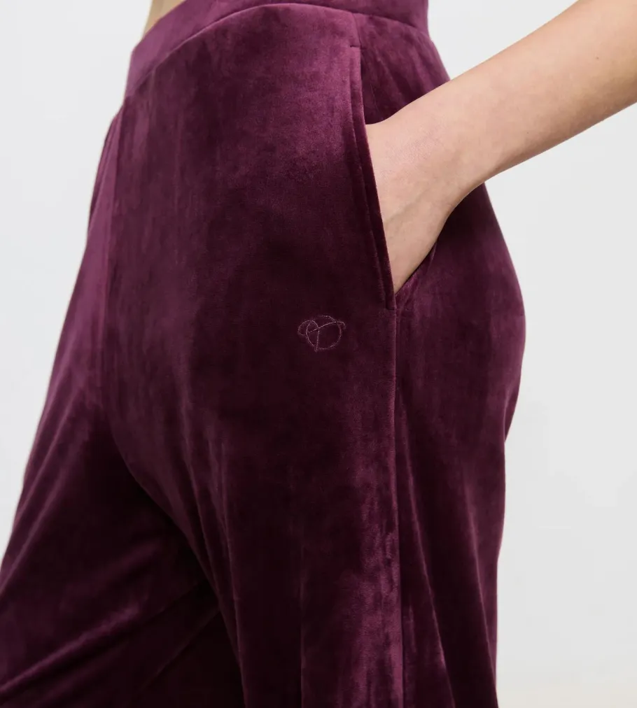 Trousers>Triumph SENSUAL VELOUR Burgundy
