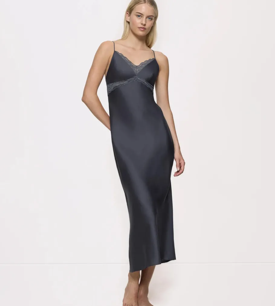 Nightdresses|Camisoles, Vests, Tops>Triumph SILKY SENSUALITY PebbleGrey