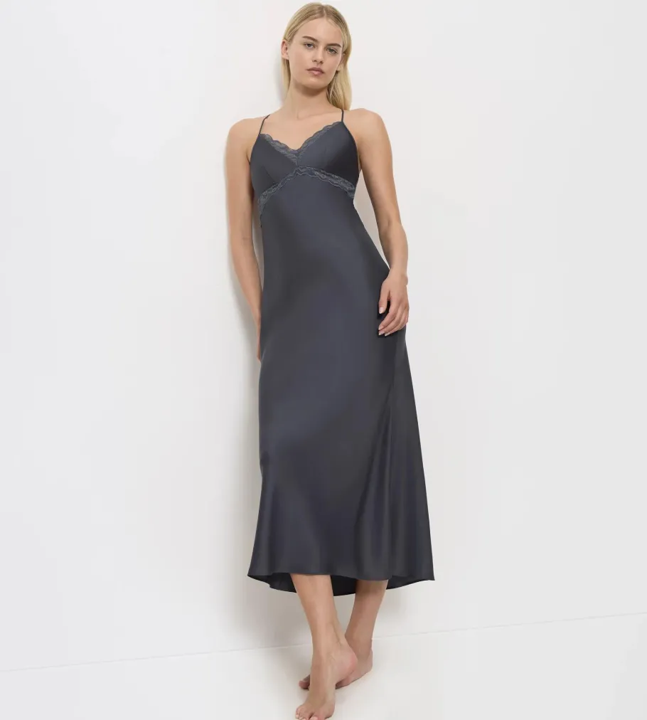 Nightdresses|Camisoles, Vests, Tops>Triumph SILKY SENSUALITY PebbleGrey