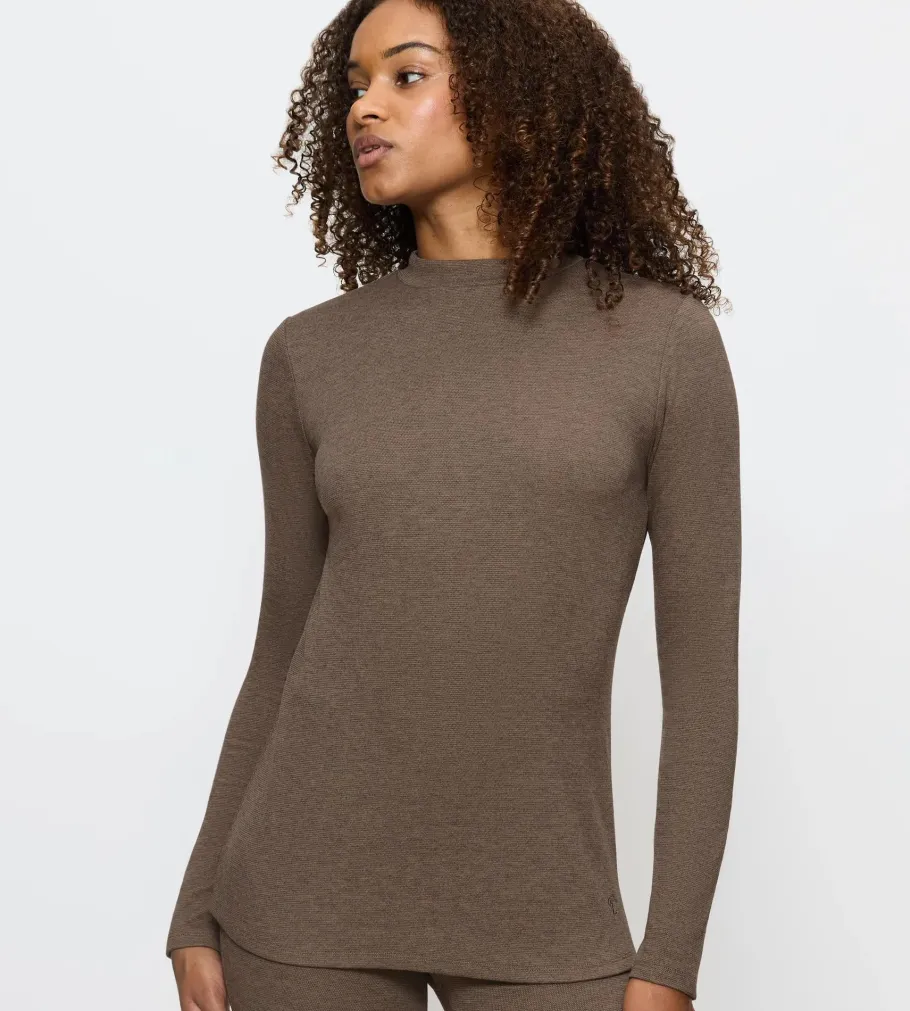 Camisoles, Vests, Tops>Triumph SMART THERMAL Brown-LightCombination