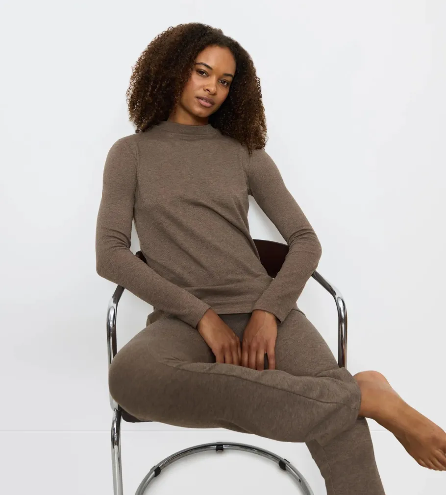 Camisoles, Vests, Tops>Triumph SMART THERMAL Brown-LightCombination