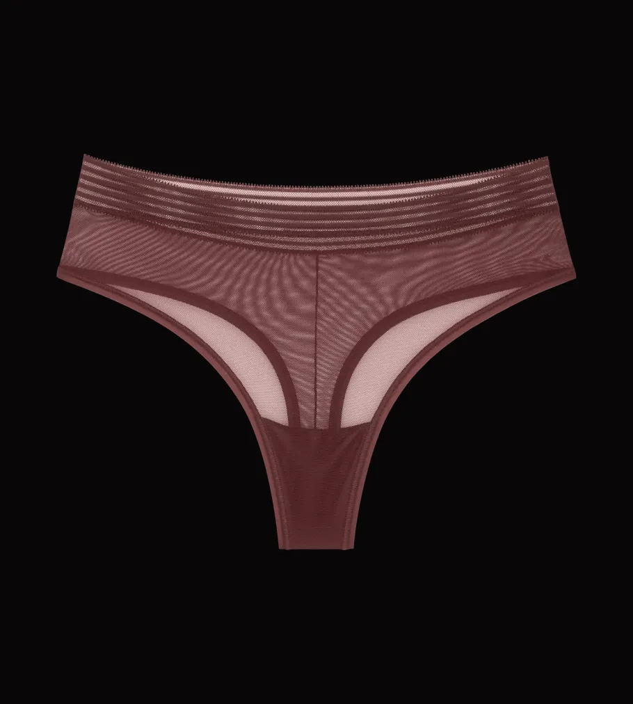 String, Brazilian>Triumph TEMPTING SHEER Decadentchocolate