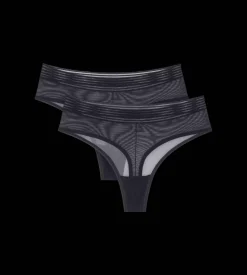 String, Brazilian>Triumph TEMPTING SHEER Black