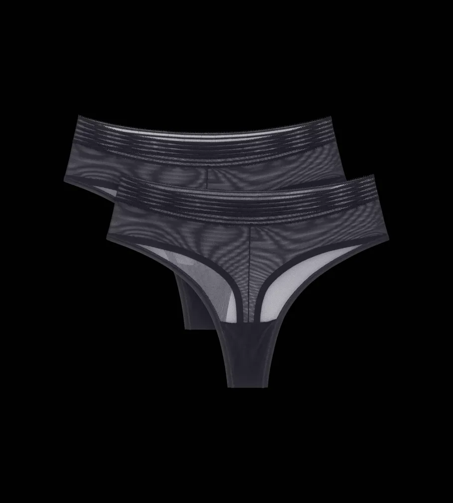String, Brazilian>Triumph TEMPTING SHEER Black