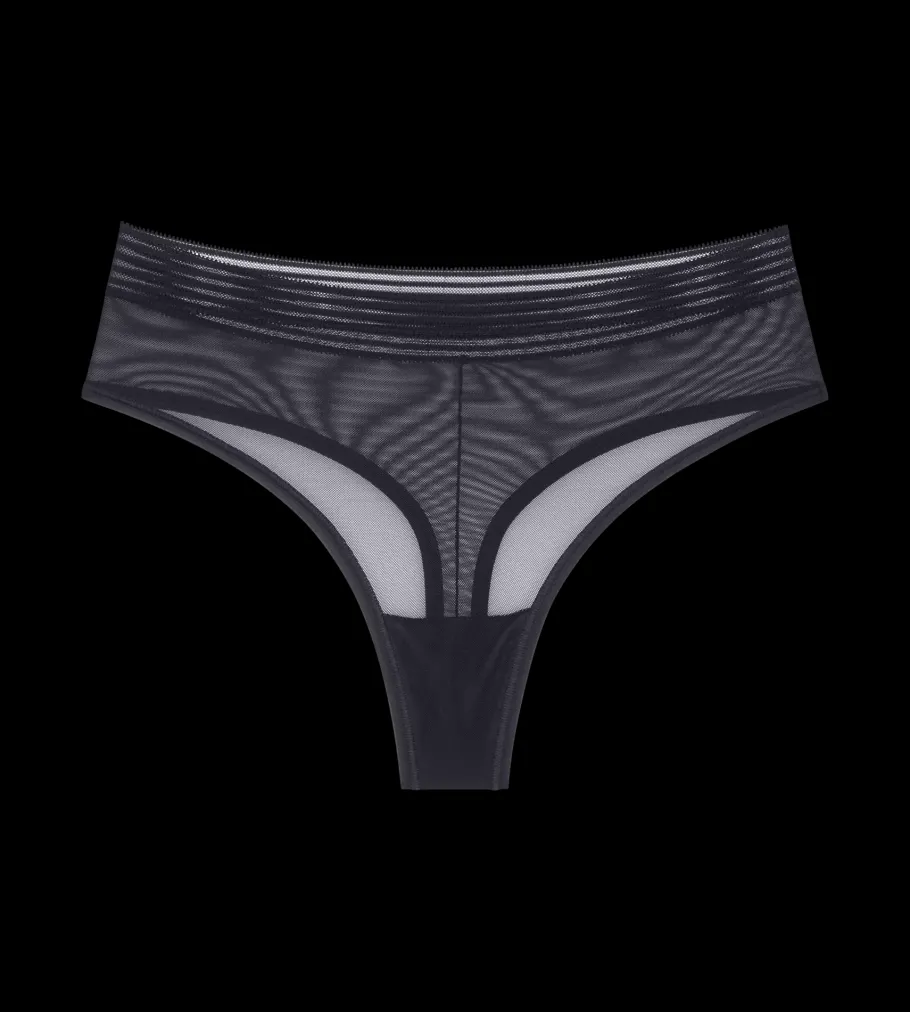 String, Brazilian>Triumph TEMPTING SHEER Black