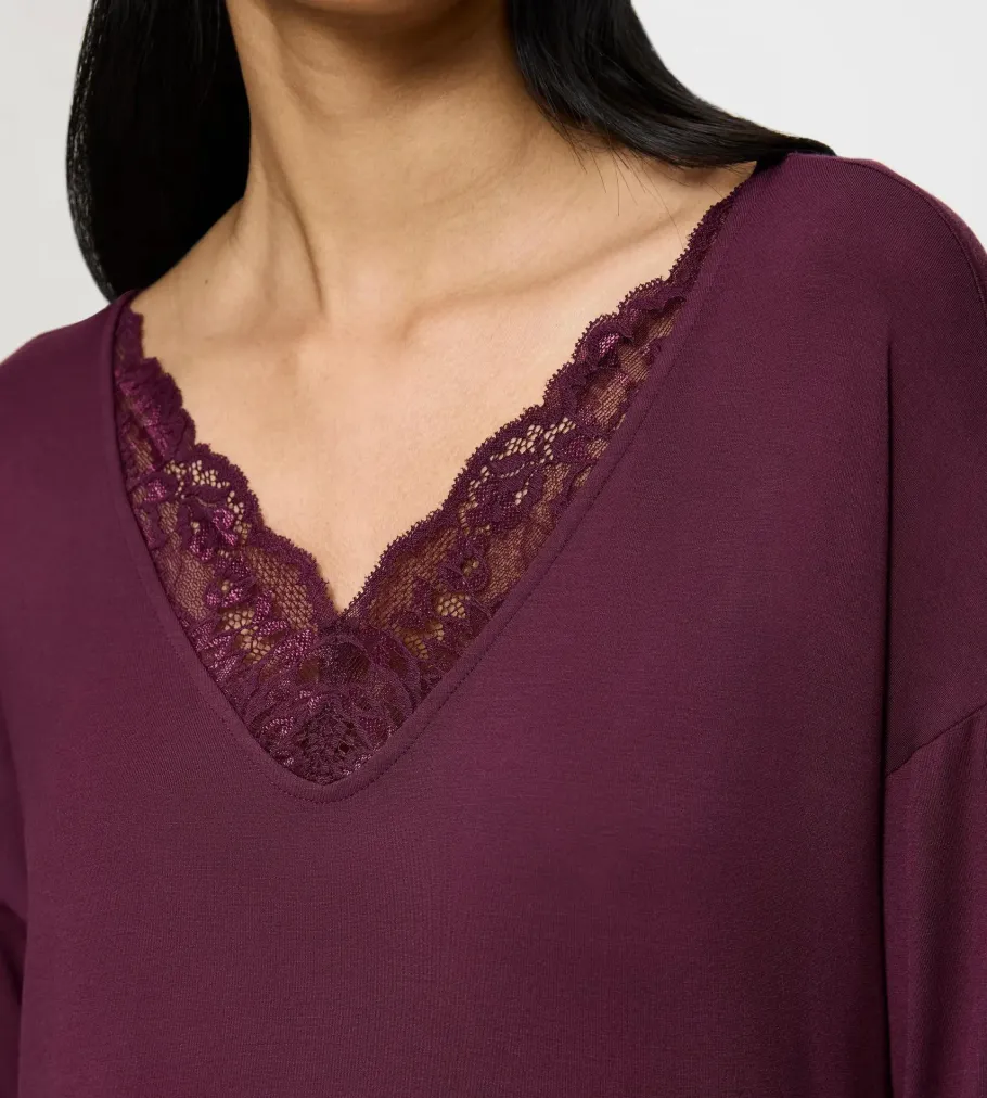 Nightdresses>Triumph TIMELESS SENSUALITY Burgundy