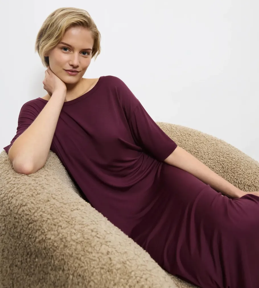 Nightdresses>Triumph TIMELESS SENSUALITY Burgundy