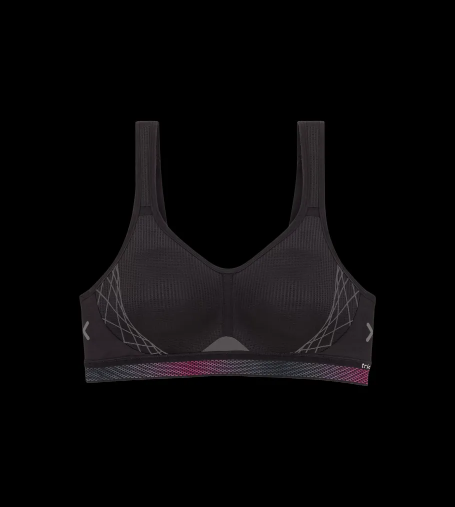 Fuller Cups|Non-wired Bras>Triumph TRIACTION CARDIO CLOUD Black