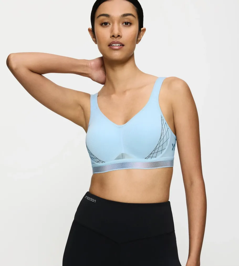 Fuller Cups|Non-wired Bras>Triumph TRIACTION CARDIO CLOUD Skyblue