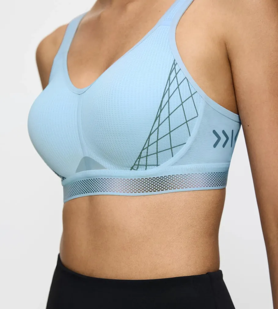 Fuller Cups|Non-wired Bras>Triumph TRIACTION CARDIO CLOUD Skyblue