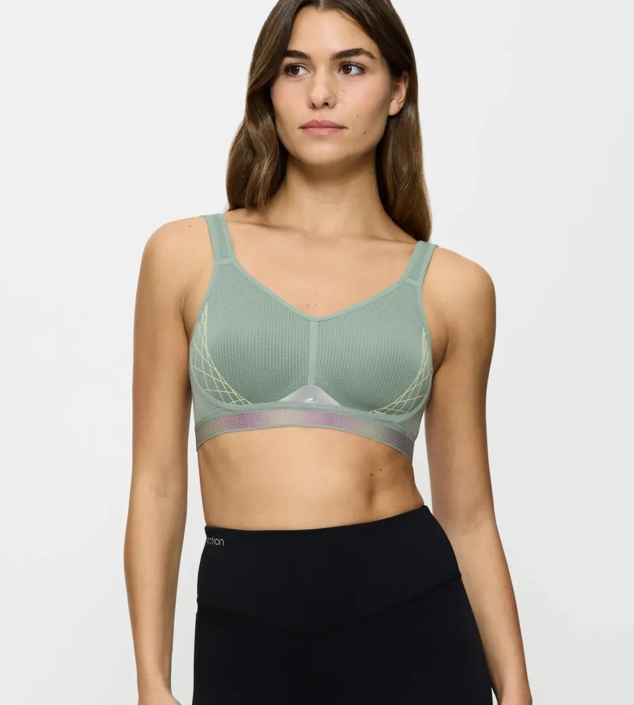 Fuller Cups|Non-wired Bras>Triumph TRIACTION CARDIO CLOUD Abstinthe