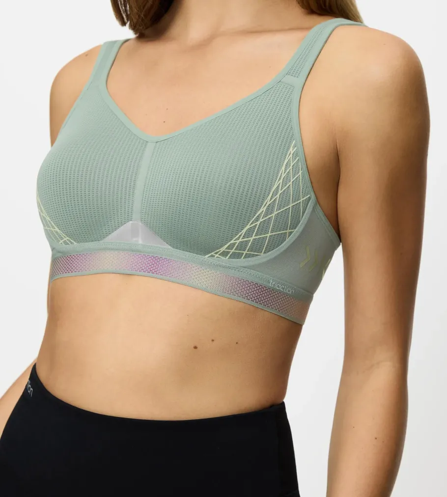 Fuller Cups|Non-wired Bras>Triumph TRIACTION CARDIO CLOUD Abstinthe