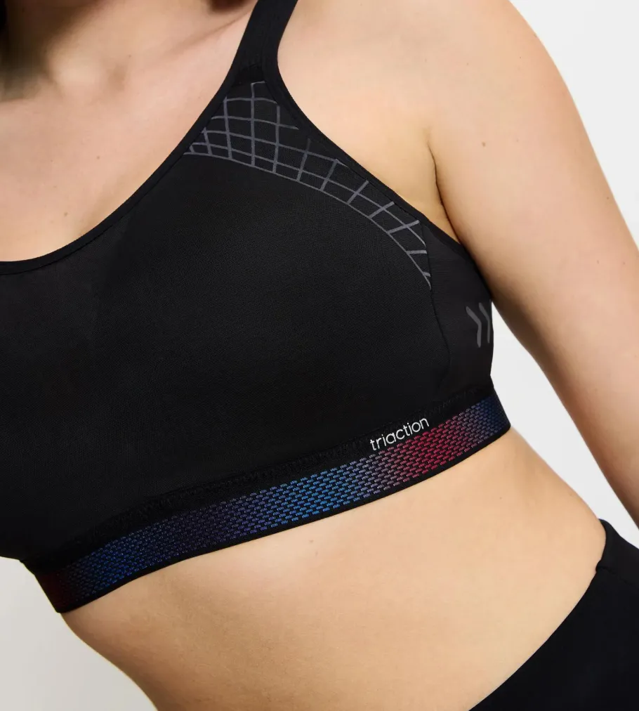 Minimizer Bras|Fuller Cups>Triumph TRIACTION CARDIO CLOUD Black