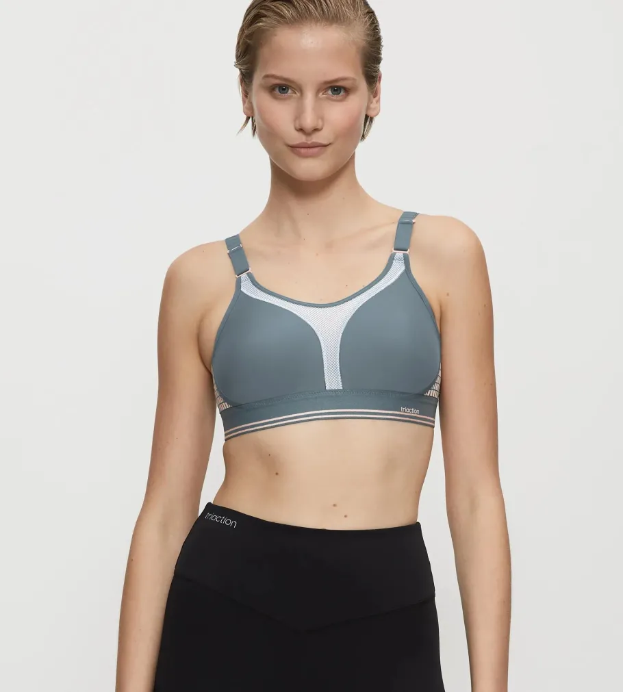 Fuller Cups|Non-wired Bras>Triumph TRIACTION EXTREME LITE Grey