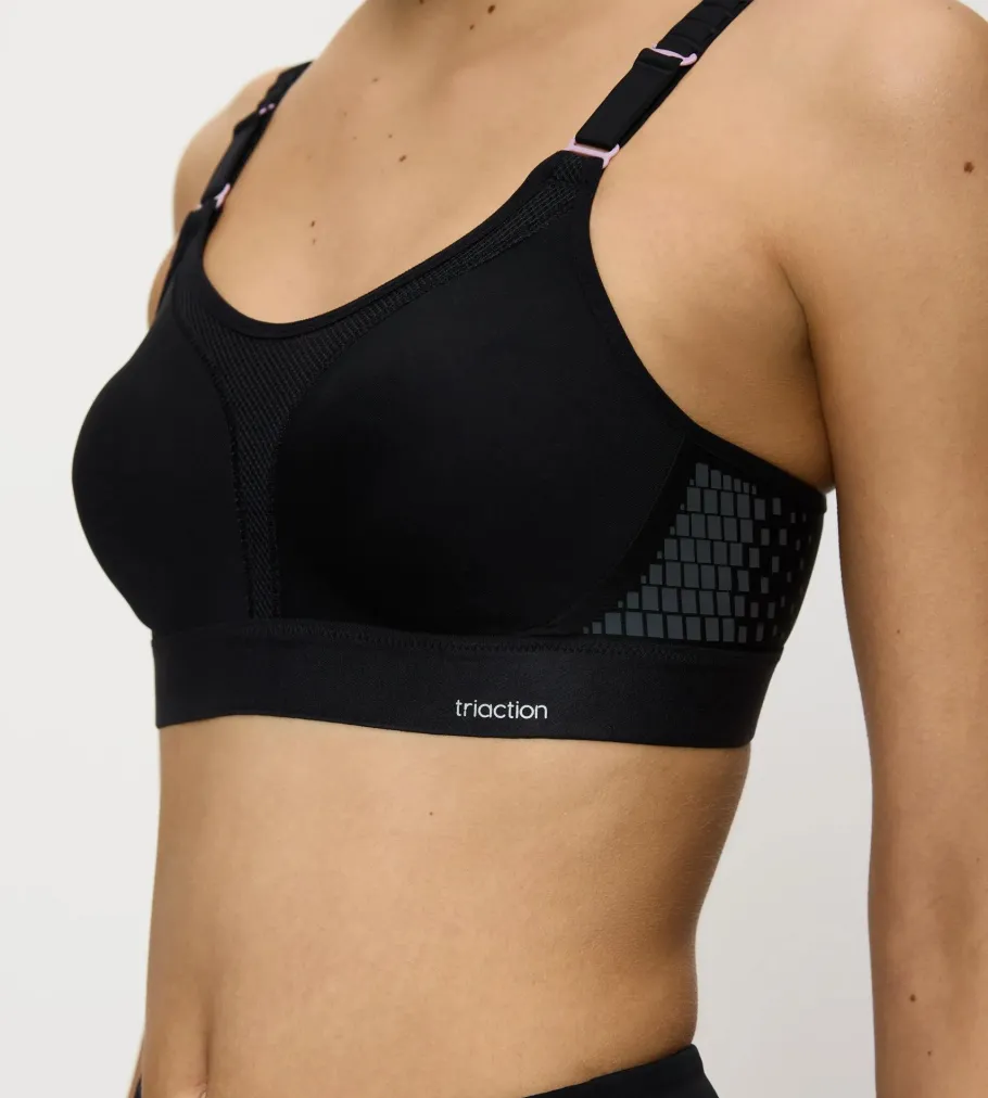 Fuller Cups|Non-wired Bras>Triumph TRIACTION EXTREME LITE Black