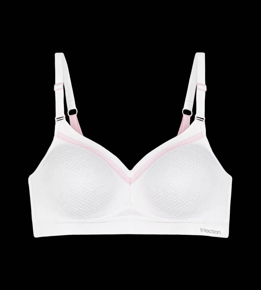 Fuller Cups|Non-wired Bras>Triumph TRIACTION FREE MOTION White
