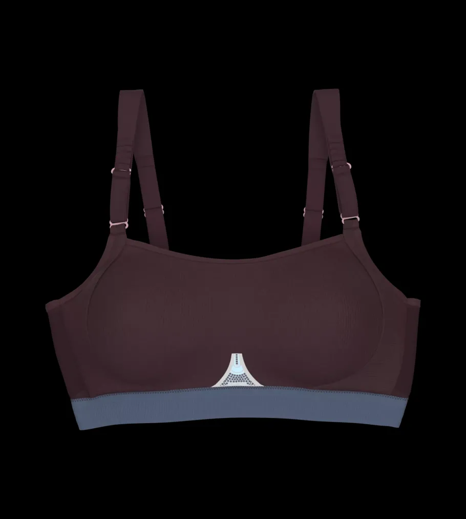 Fuller Cups|Non-wired Bras>Triumph TRIACTION GRAVITY LITE Burgundy