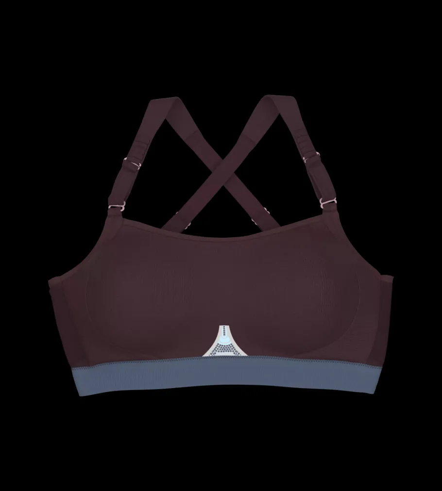 Fuller Cups|Non-wired Bras>Triumph TRIACTION GRAVITY LITE Burgundy