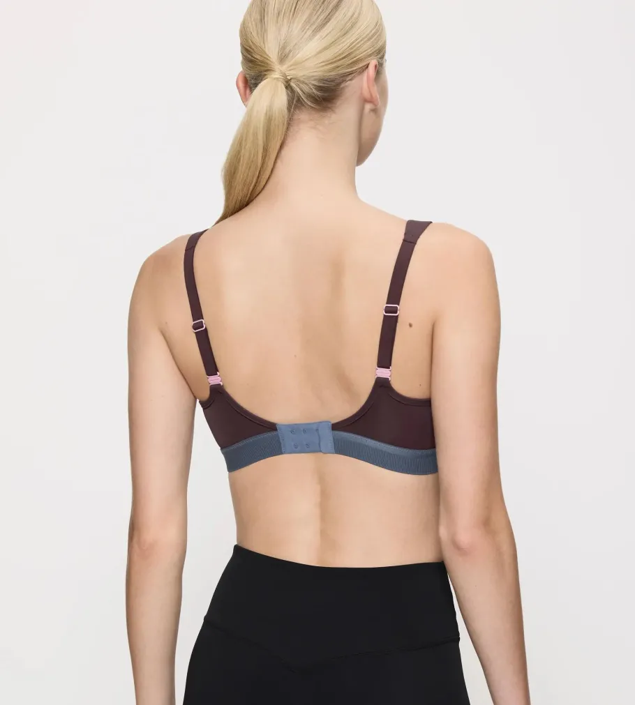 Fuller Cups|Non-wired Bras>Triumph TRIACTION GRAVITY LITE Burgundy