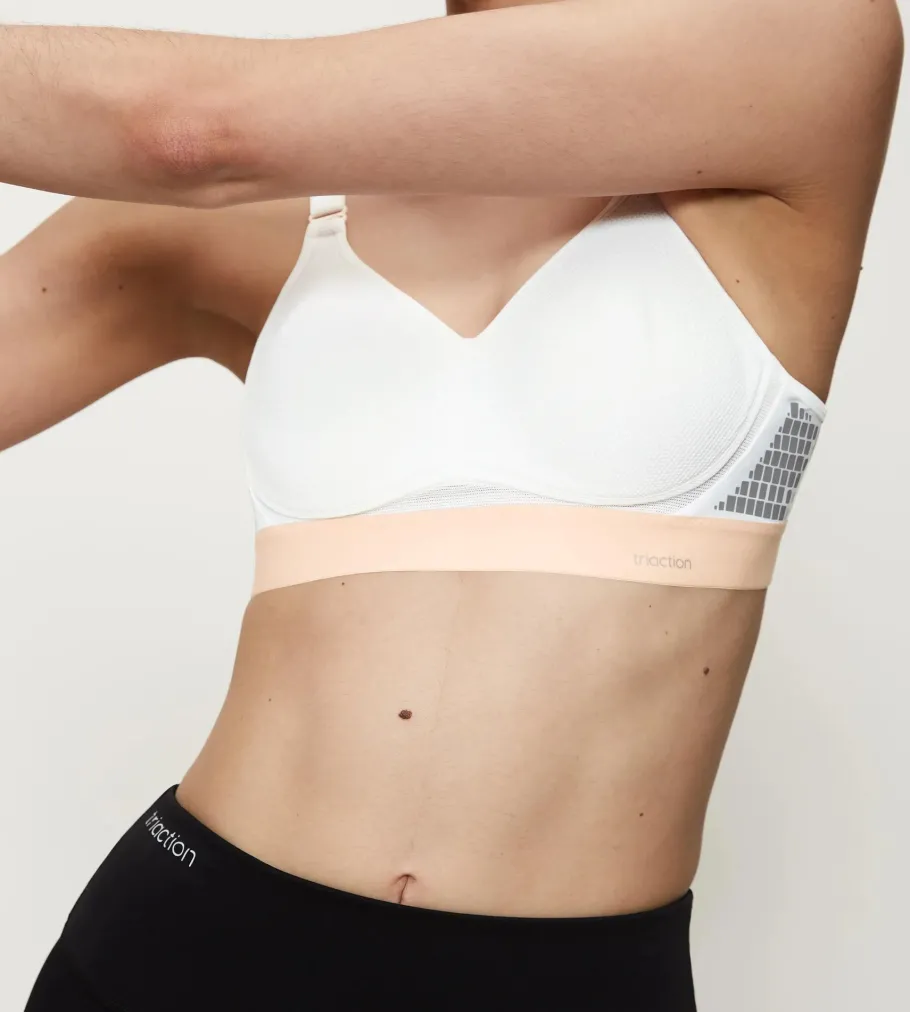 Fuller Cups|Non-wired Bras>Triumph TRIACTION HYBRID LITE White