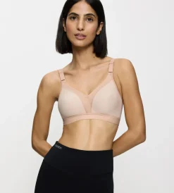 Fuller Cups|Non-wired Bras>Triumph TRIACTION WELLNESS NeutralBeige
