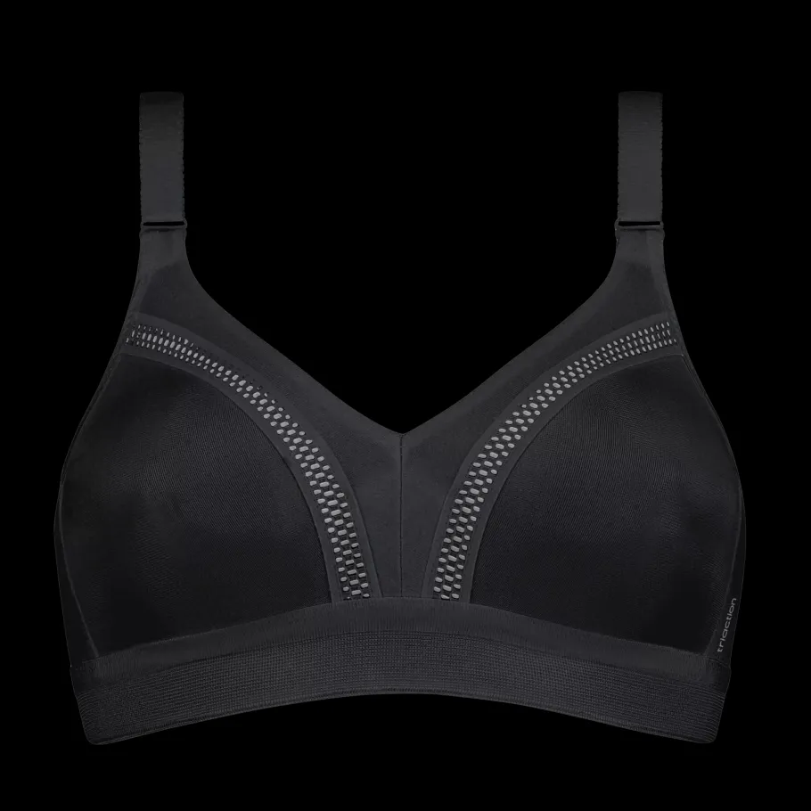Non-wired Bras|Unpadded Bras>Triumph TRIACTION WORKOUT Black