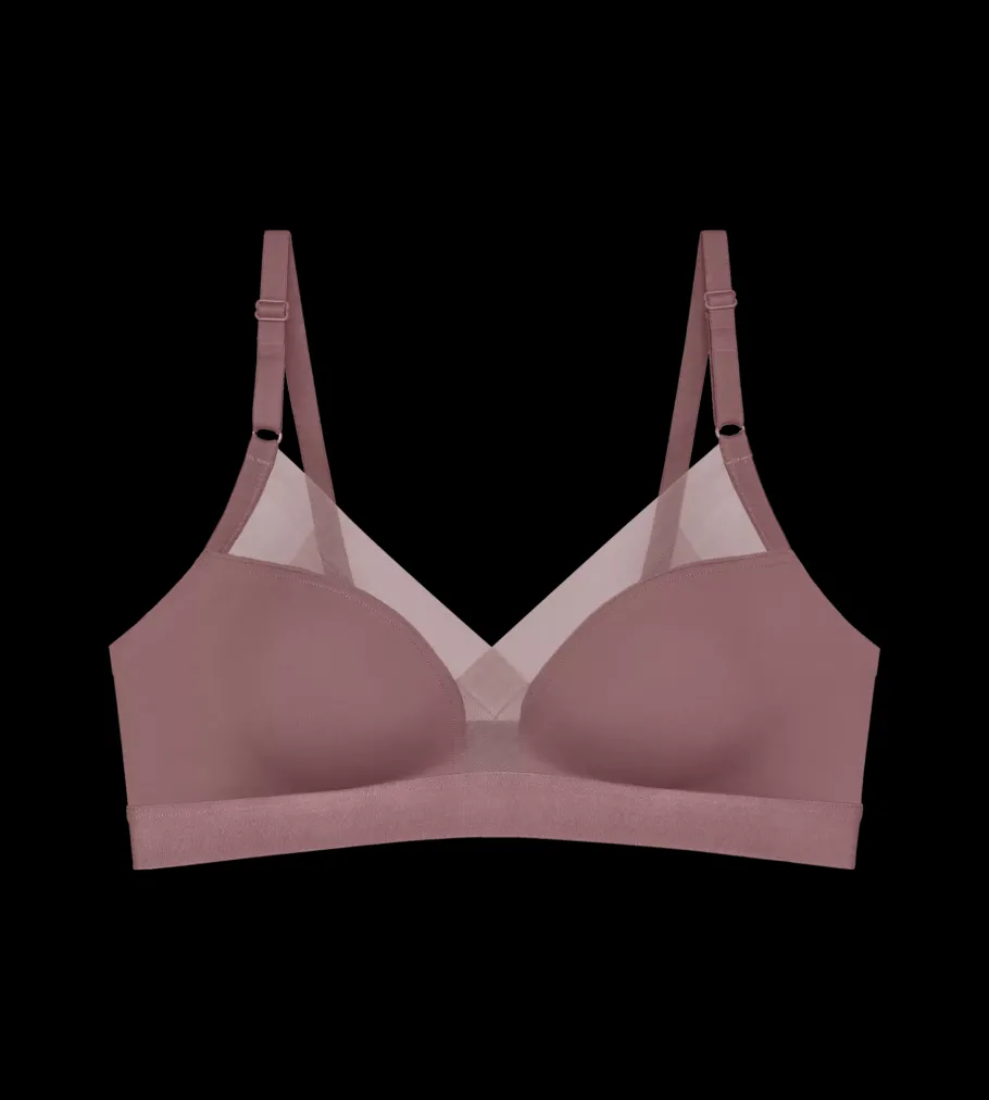Non-wired Bras|Unpadded Bras>Triumph SHAPE SMART RoseBrown