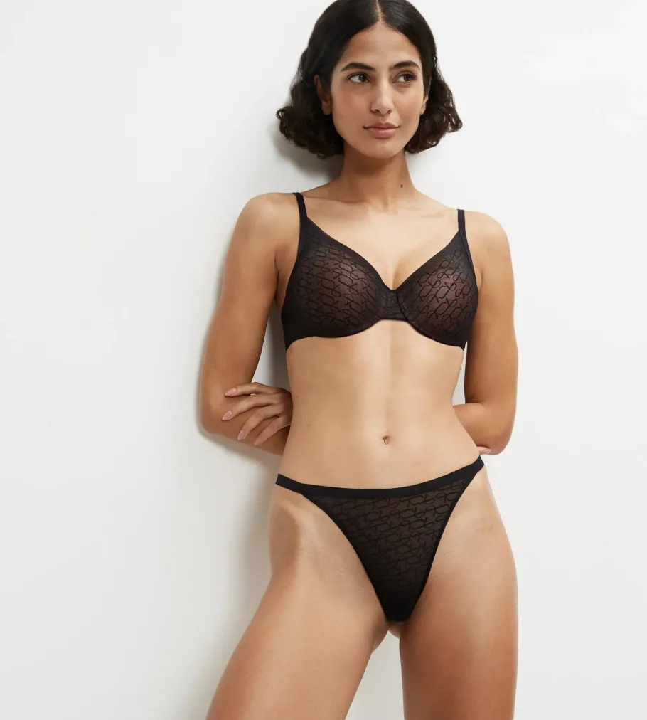 Fuller Cups|Underwired Bras>Triumph SIGNATURE SHEER Black